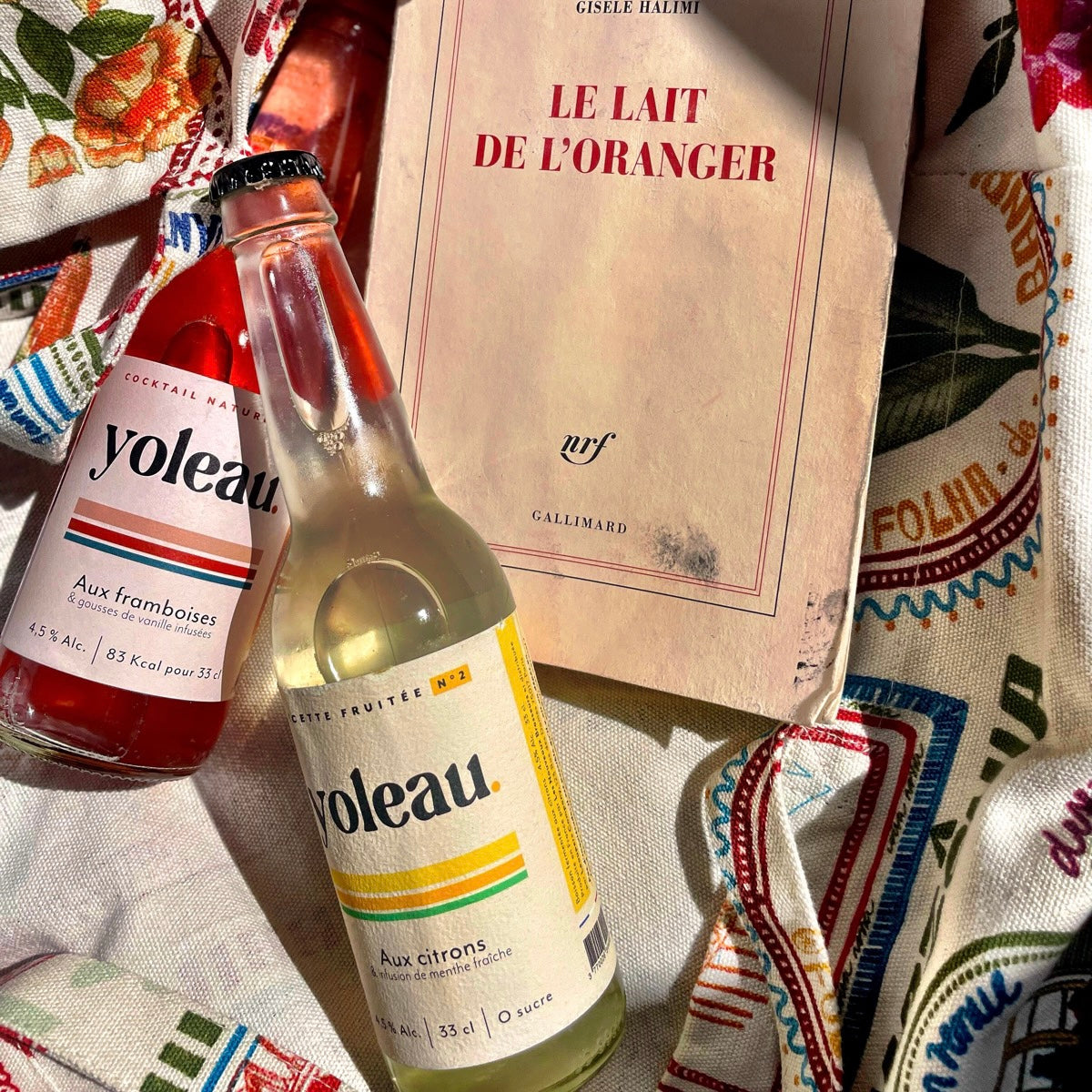 Pack Summer : 4 yoleau citron-menthe, 4 yoleau framboise-vanille & 2 verres collectors piscine en plastique