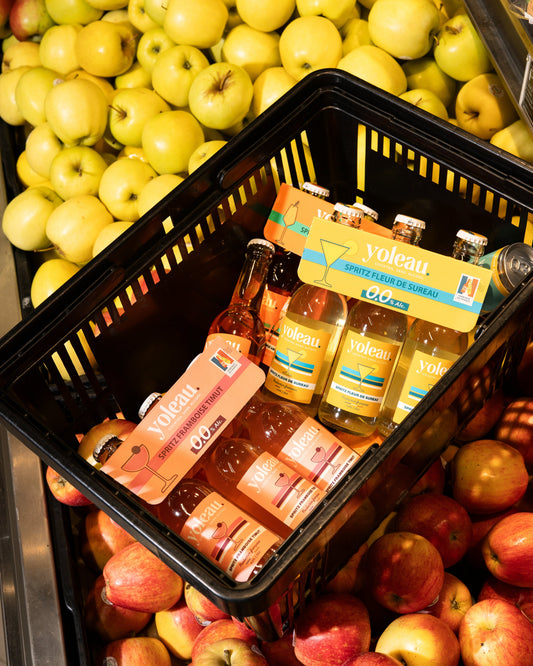 Spritz sans alcool yoleau dans supermarché