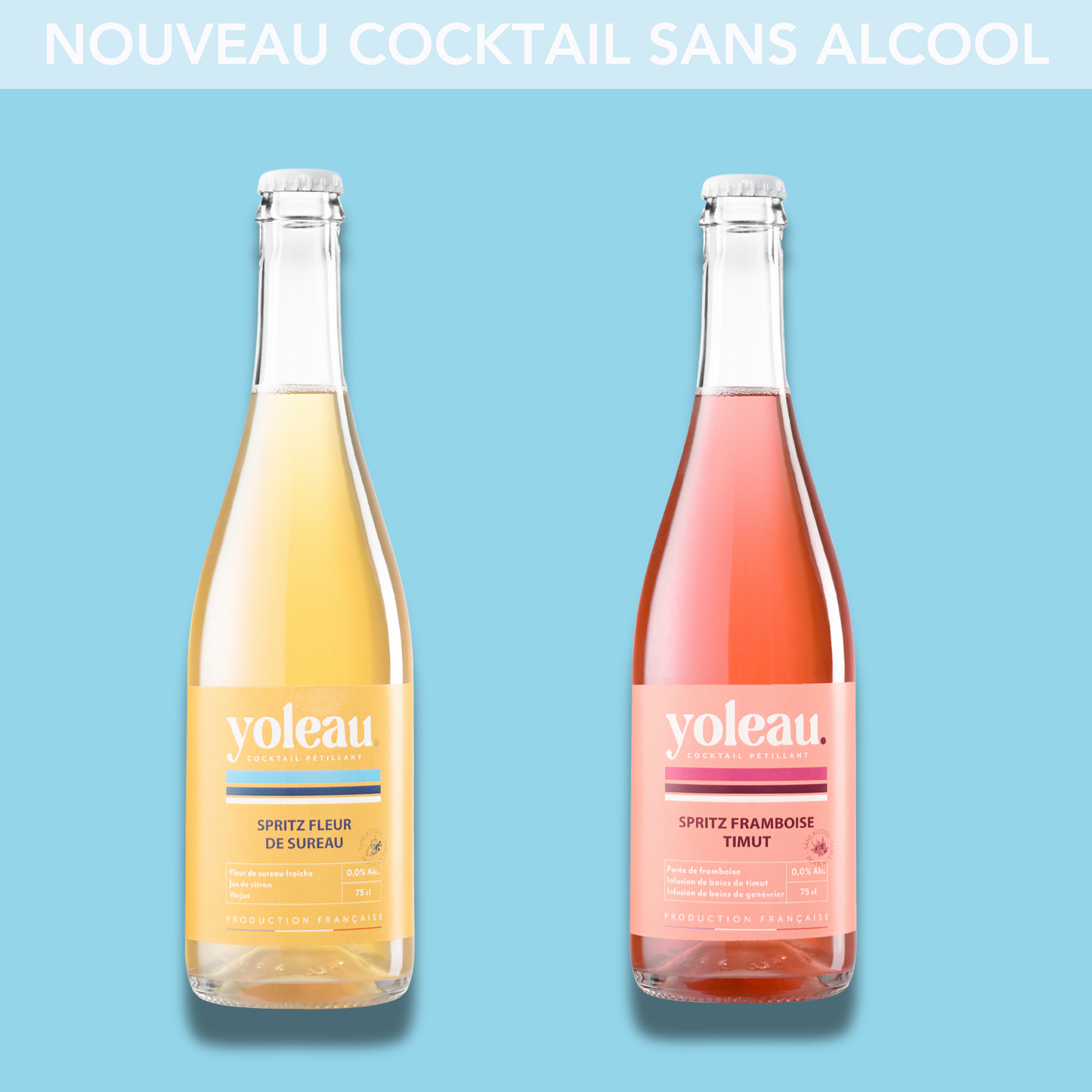 Pack Découverte Spritz Sans Alcool - 2 Recettes yoleau