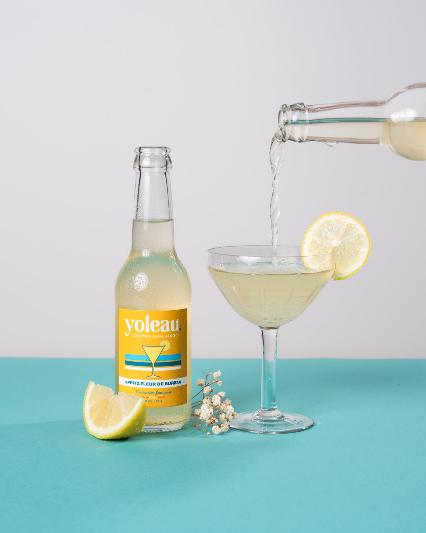 Spritz fleur de sureau - Cocktail pétillant sans alcool
