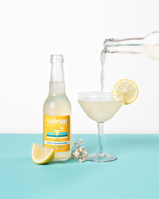 Spritz fleur de sureau - Cocktail pétillant sans alcool
