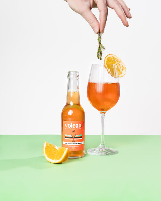 Spritz orange amère - Cocktail pétillant sans alcool