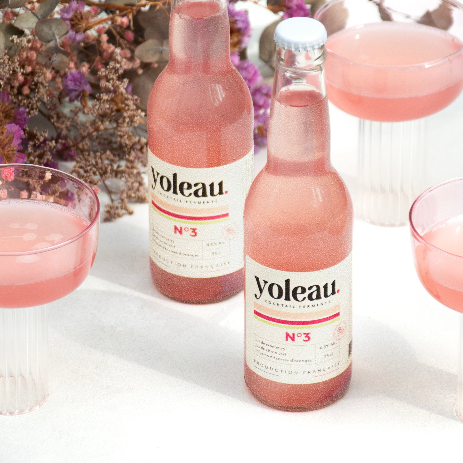 yoleau cocktail alcoolisé 4,5% cosmopolitan