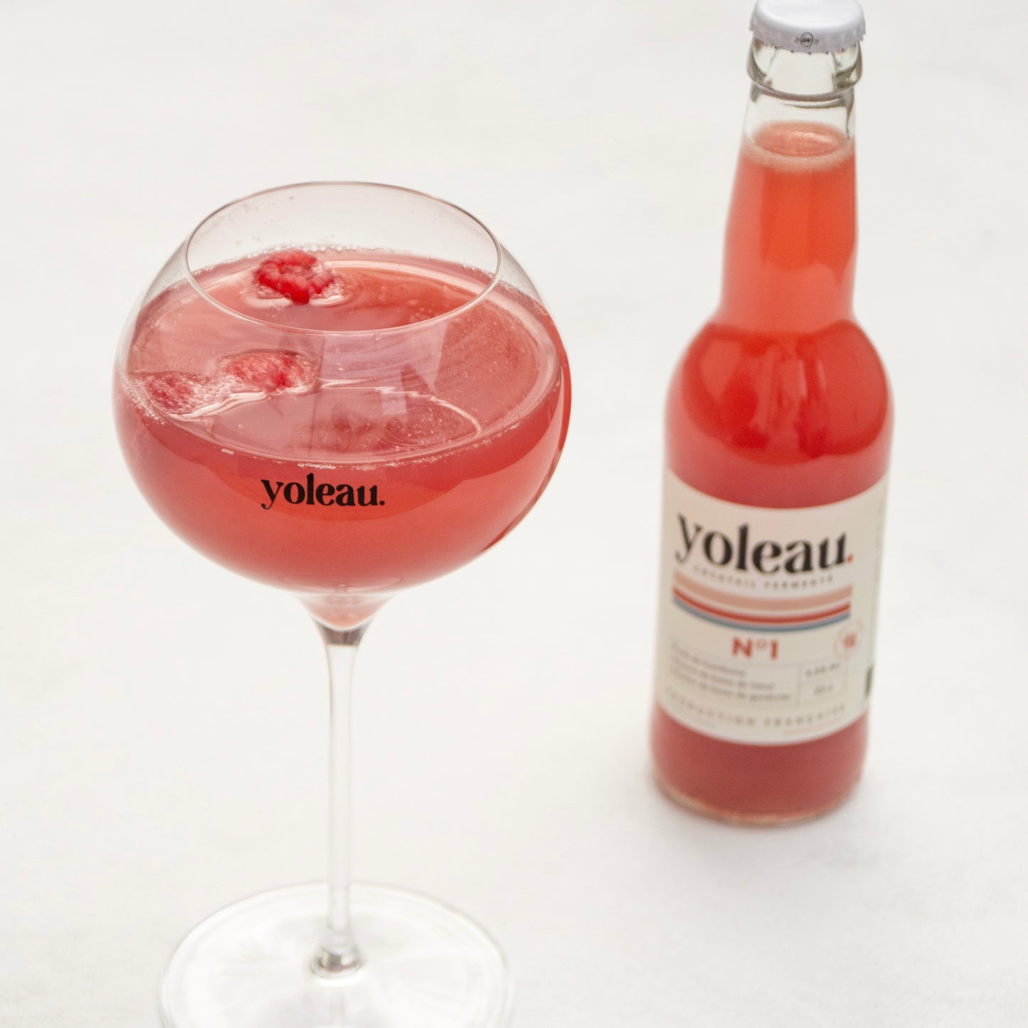 yoleau cocktail alcoolisé 4,5% framboise 